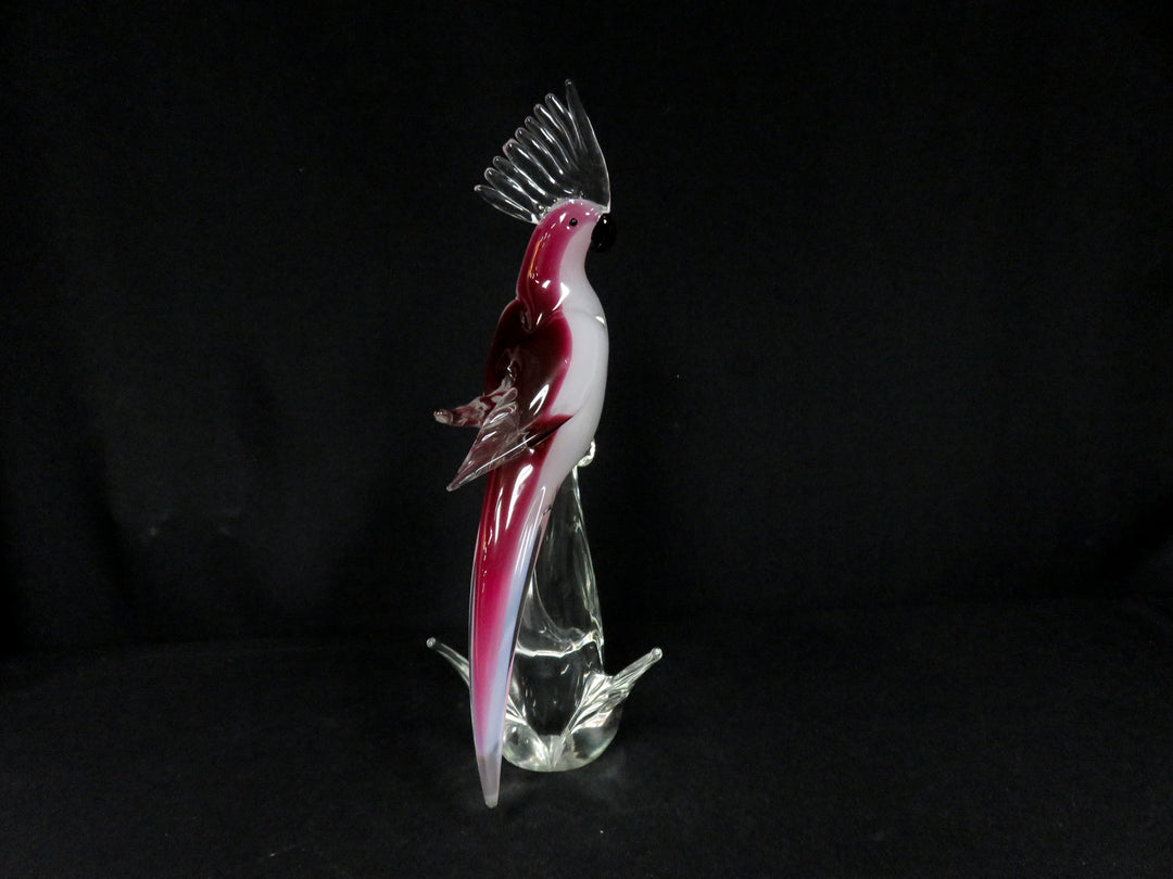 Formia Vetri Di Murano Cockatoo Figurine
