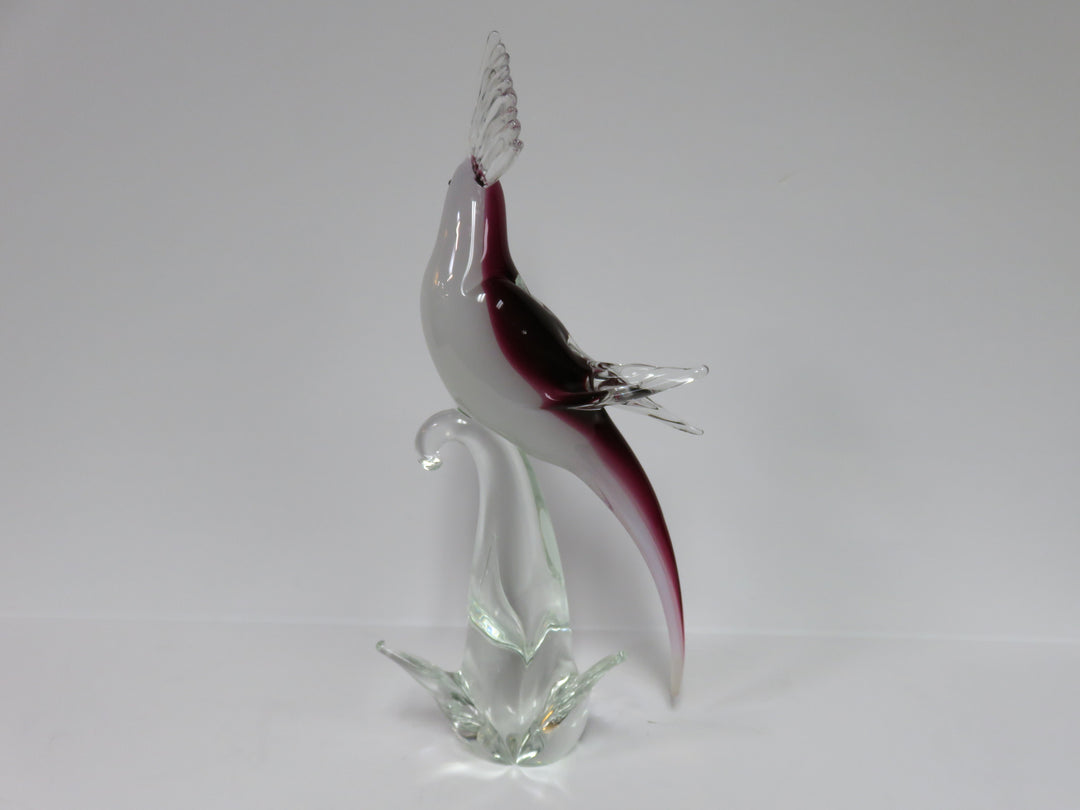 Formia Vetri Di Murano Cockatoo Figurine