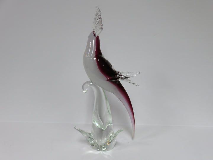 Formia Vetri Di Murano Cockatoo Figurine