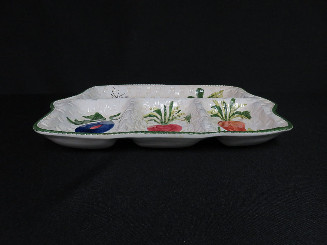 Hand Painted Divided Dish