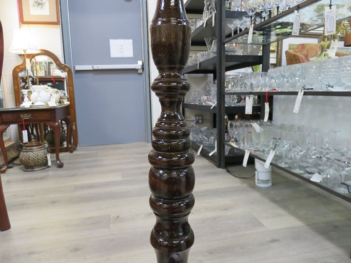 Wood & Marble Plant Stand