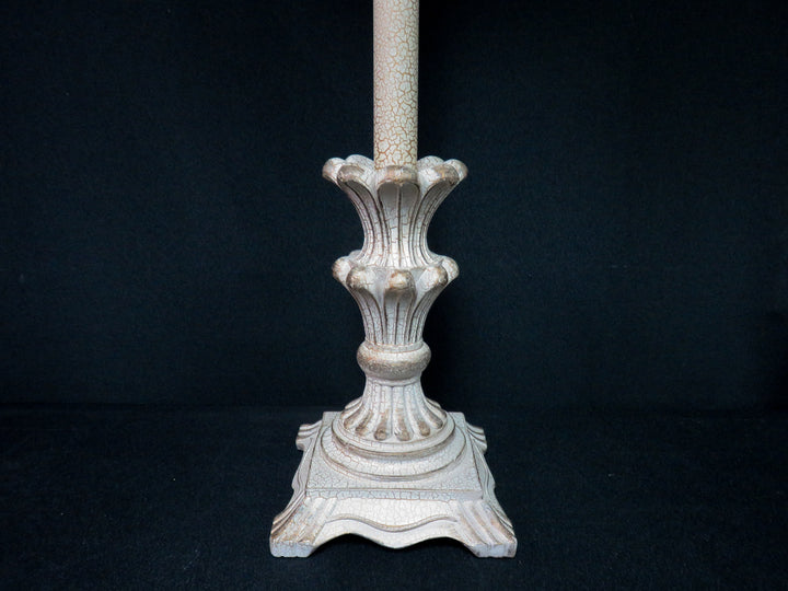 Crackled Finished Buffet Lamp