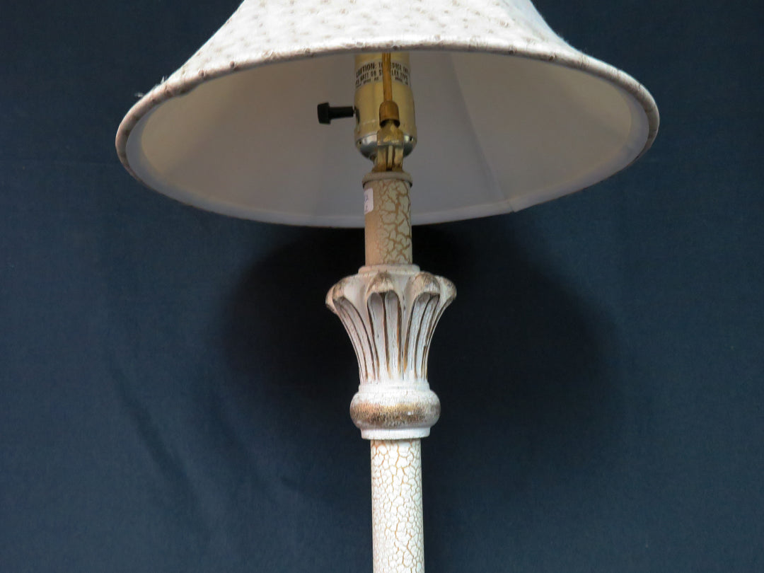 Crackled Finished Buffet Lamp