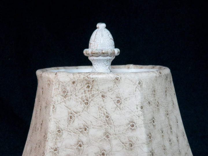 Crackled Finished Buffet Lamp