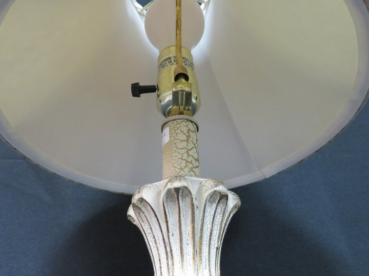 Crackled Finished Buffet Lamp