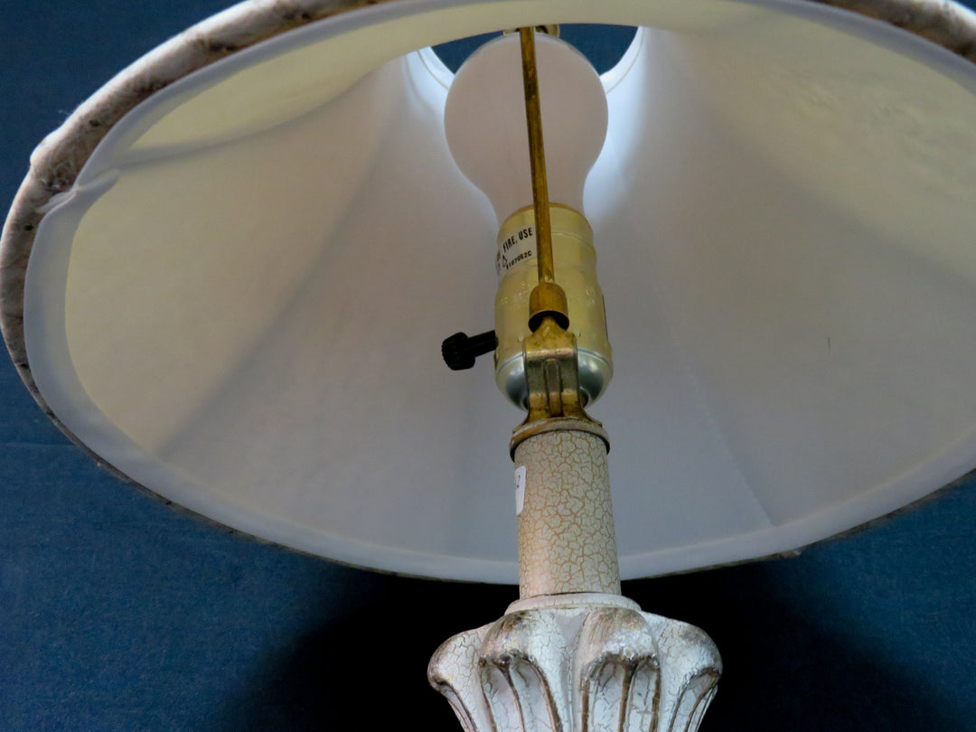 Crackled Finished Buffet Lamp