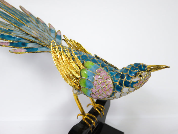 Cloisonne Enameled Bird