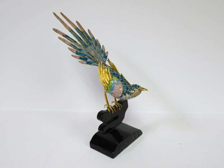 Cloisonne Enameled Bird