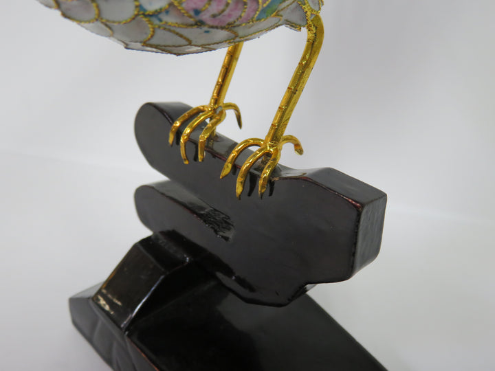 Cloisonne Enameled Bird