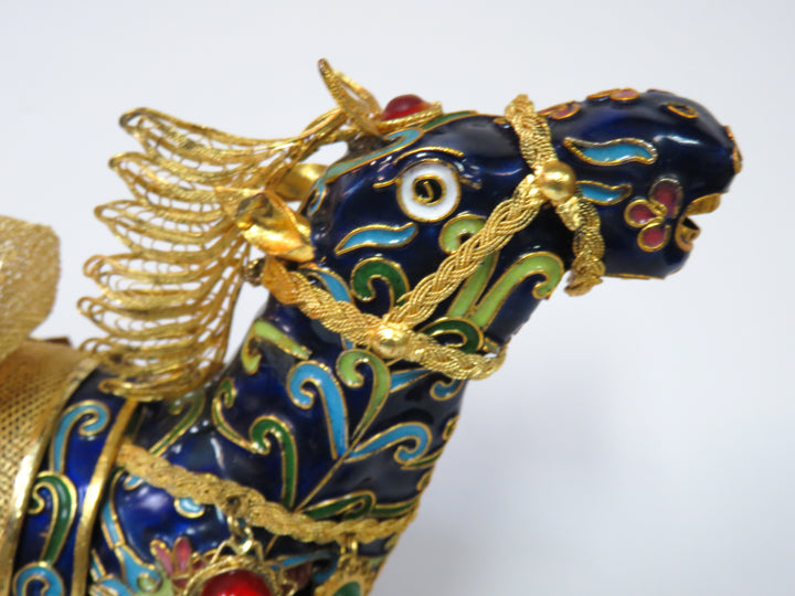Cloisonne Enameled Horse