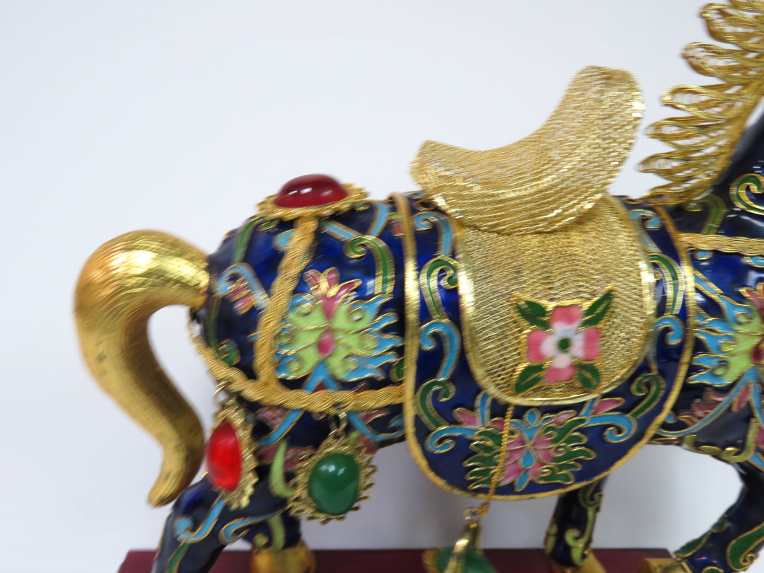 Cloisonne Enameled Horse