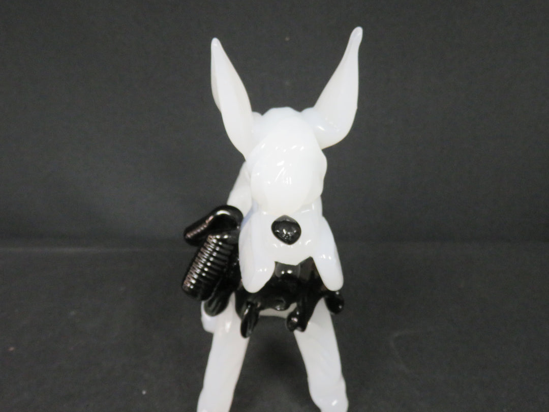 Vintage Art Glass Terrier Dog