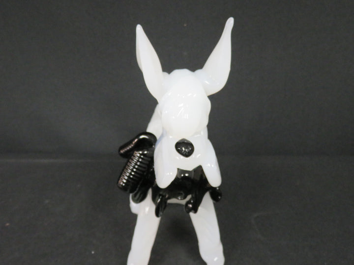 Vintage Art Glass Terrier Dog