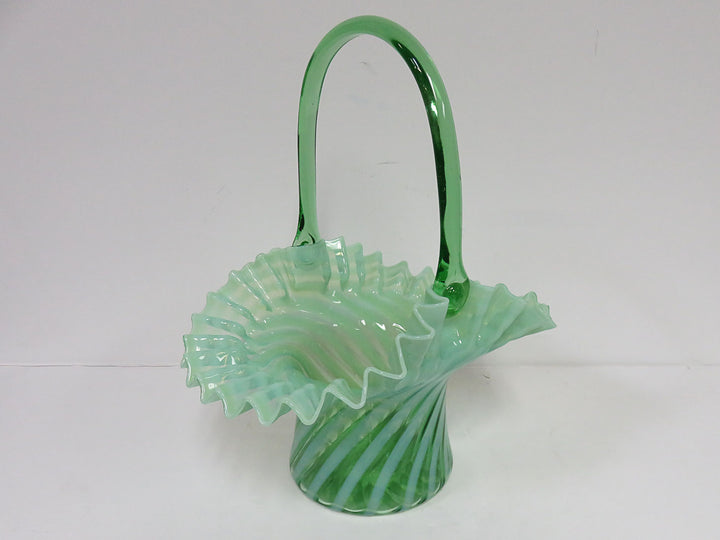 Uranium Glass Basket