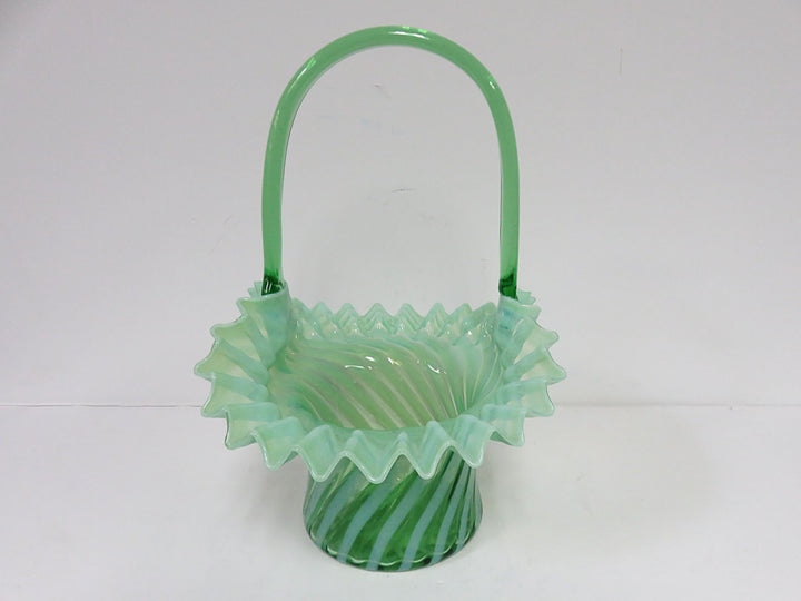 Uranium Glass Basket