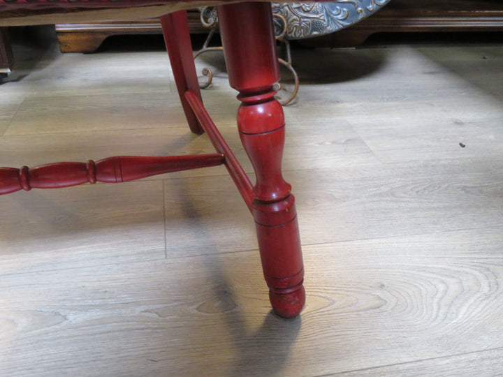 Traditional Leather Captain's Arm Chair