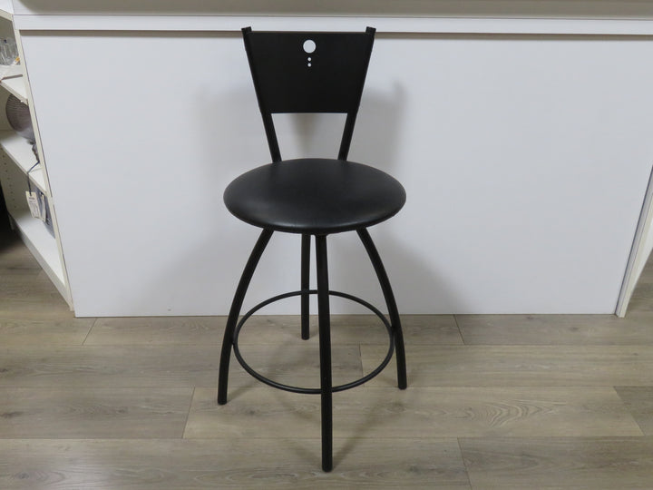 Black Metal Counter Stool