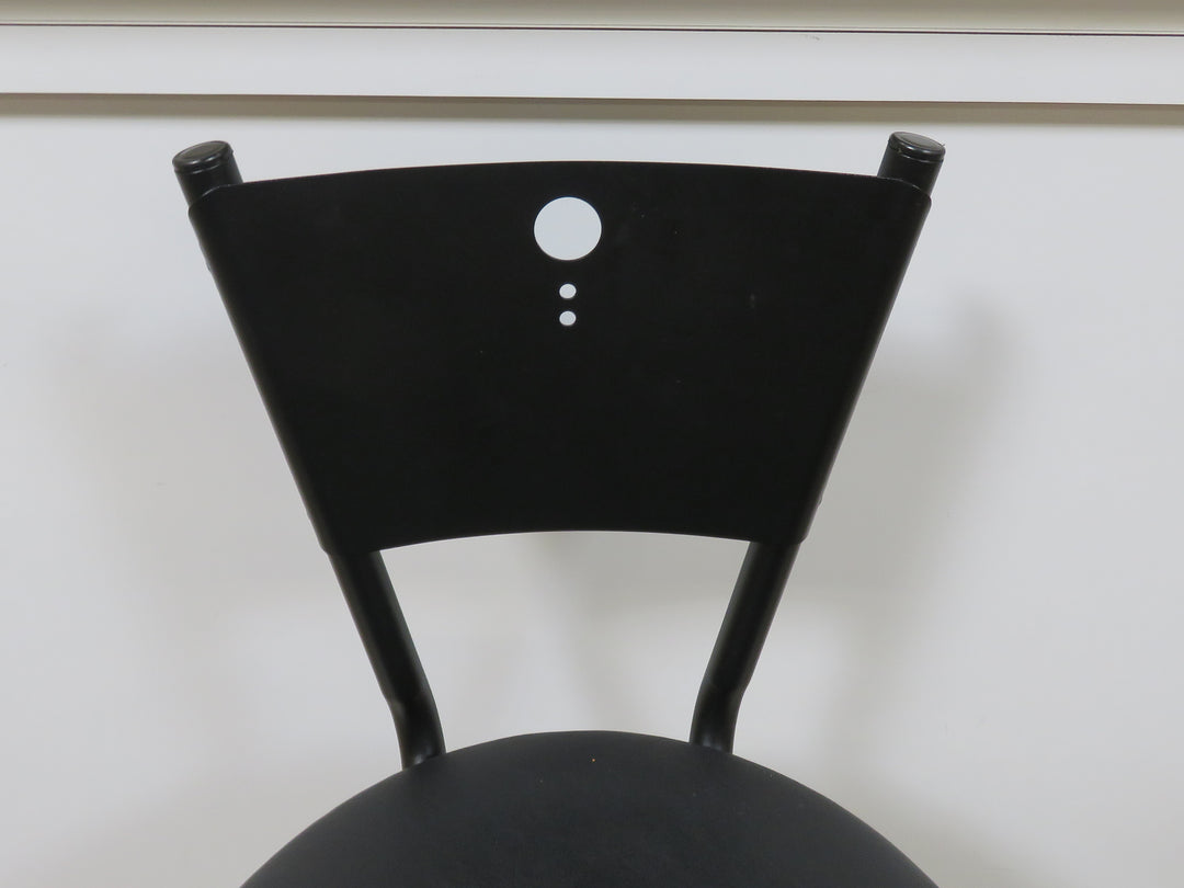 Black Metal Counter Stool