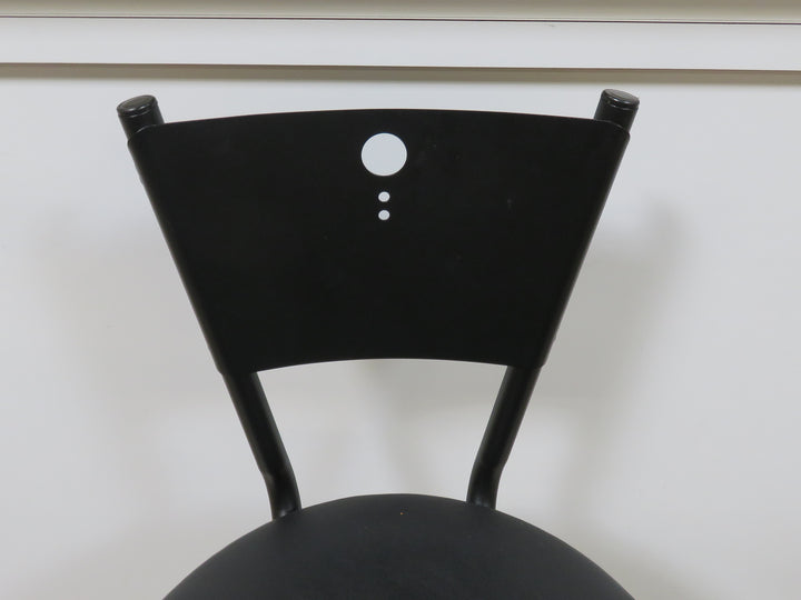 Black Metal Counter Stool