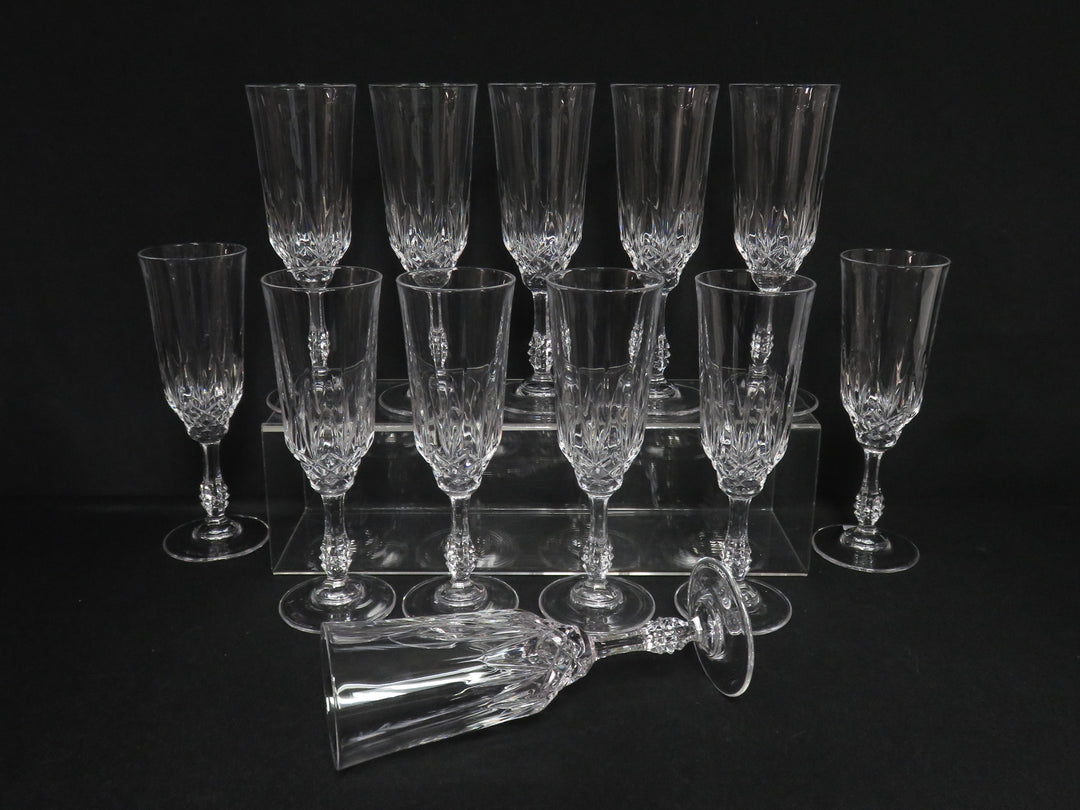 "Capri" Champagne Flutes
