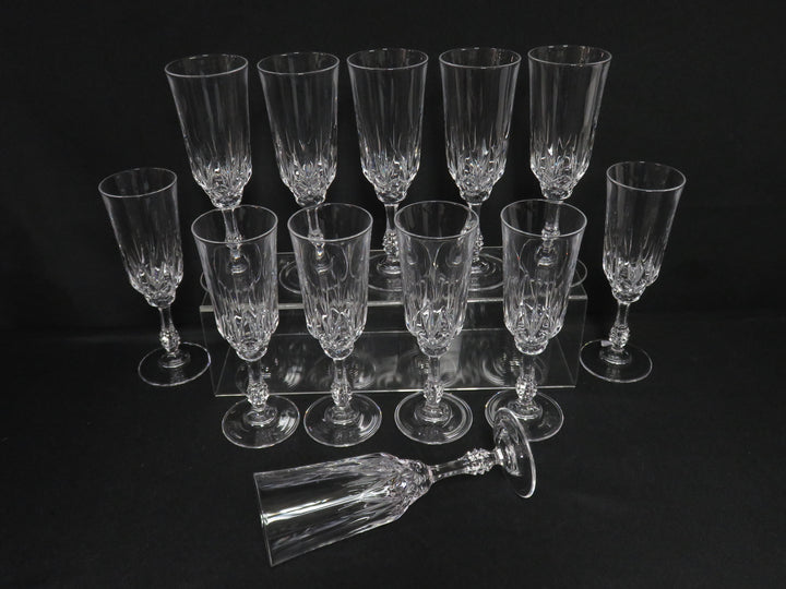 "Capri" Champagne Flutes