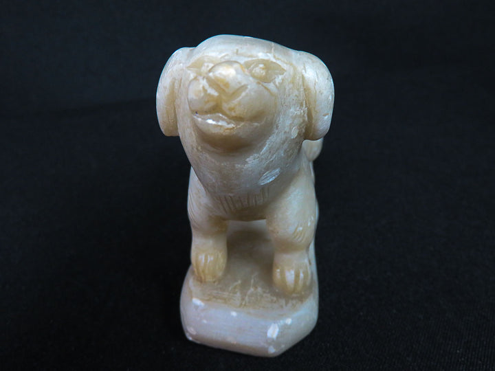 Pair of Soapstone Dogs