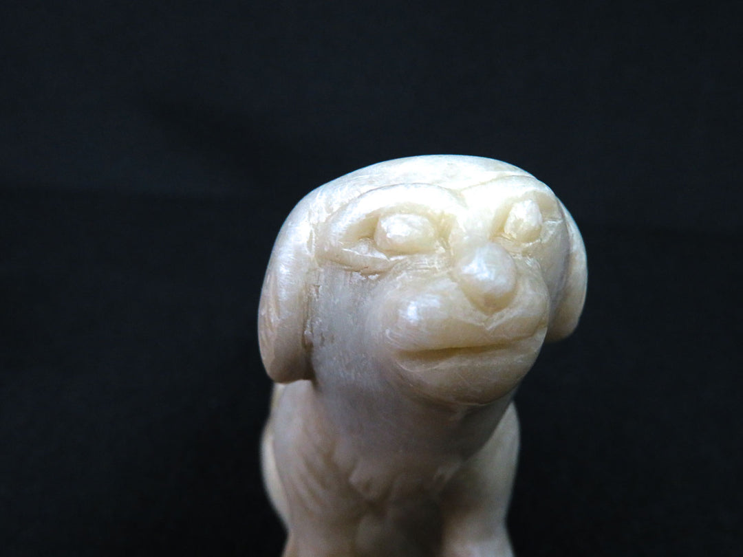 Pair of Soapstone Dogs