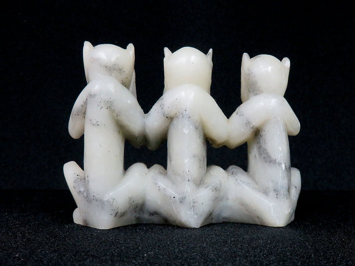 Soapstone Monkeys Figurine
