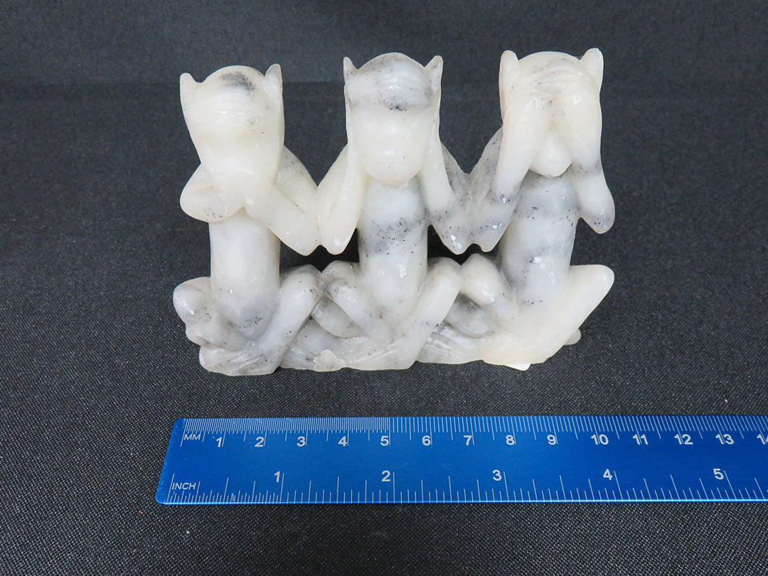 Soapstone Monkeys Figurine