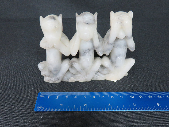 Soapstone Monkeys Figurine