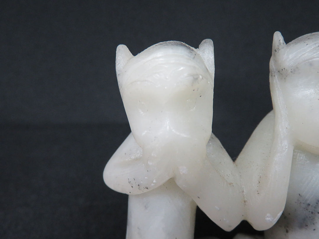 Soapstone Monkeys Figurine