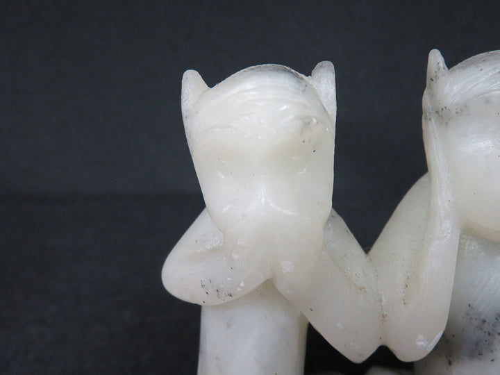 Soapstone Monkeys Figurine
