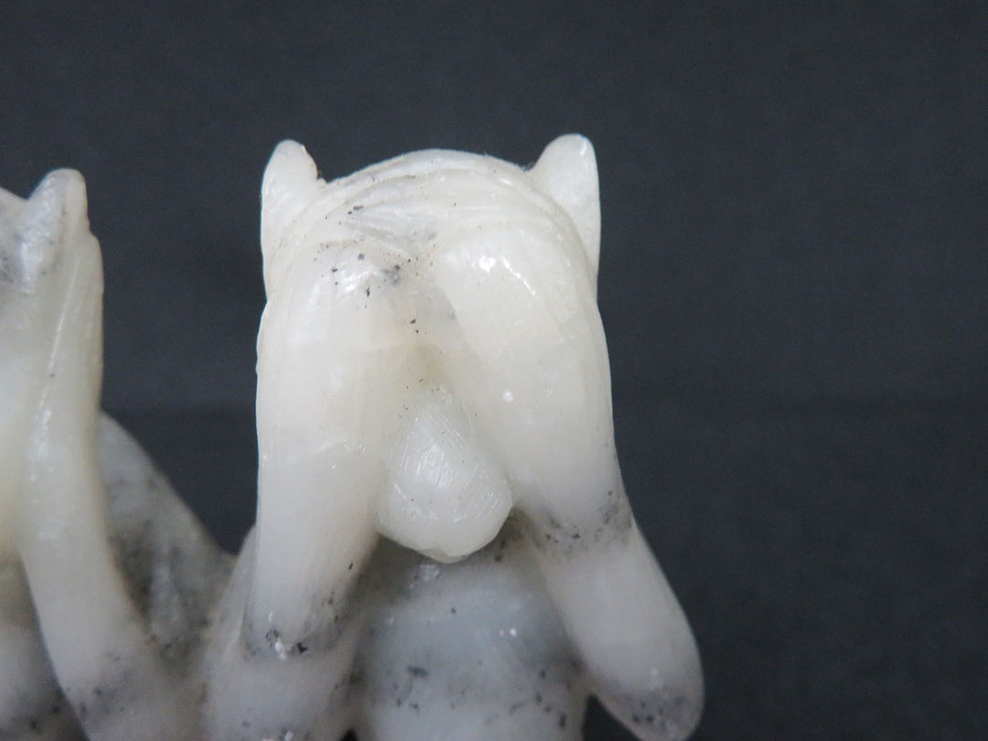 Soapstone Monkeys Figurine