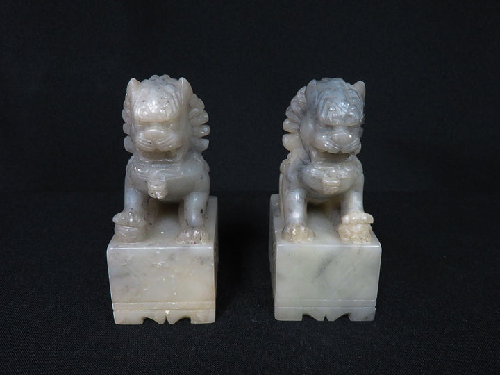 Soapstone Fu Dogs