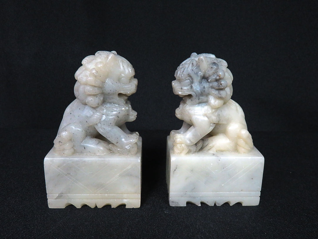 Soapstone Fu Dogs