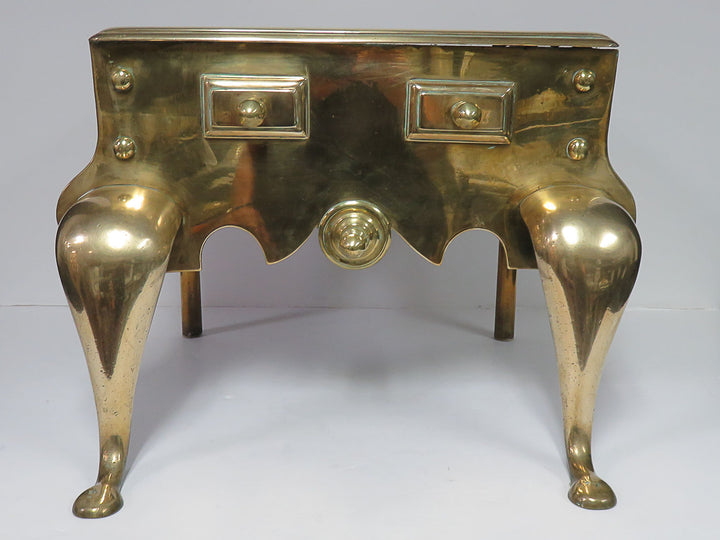 Antique Brass Footman Trivet