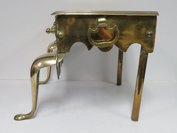 Antique Brass Footman Trivet
