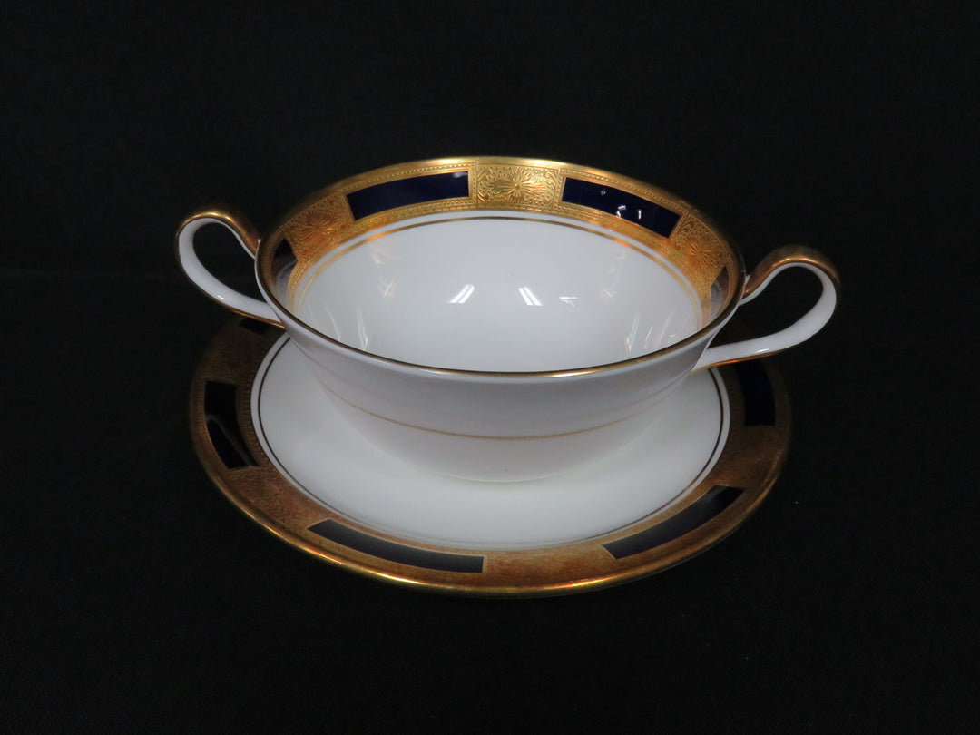 Aynsley Soup Bowls & Saucers
