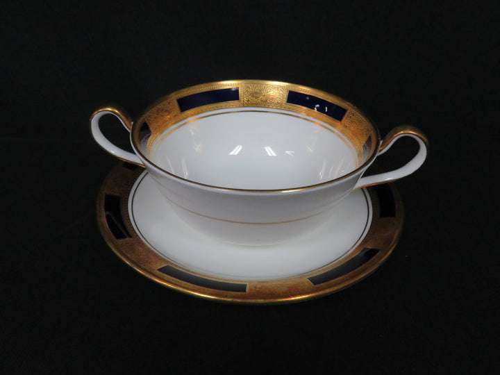 Aynsley Soup Bowls & Saucers