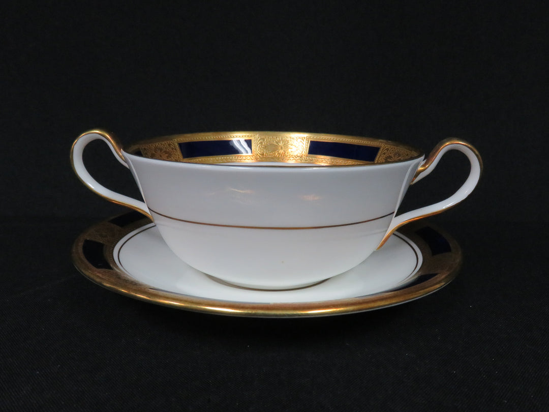 Aynsley Soup Bowls & Saucers
