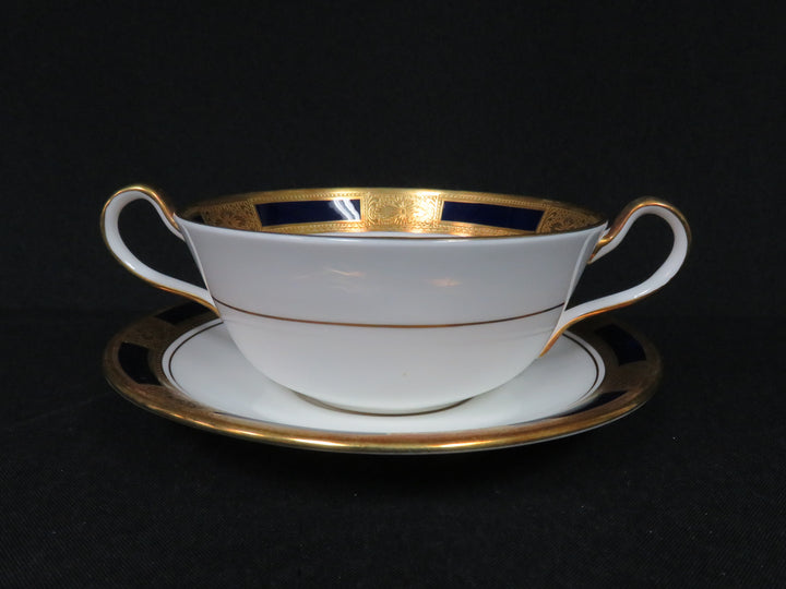 Aynsley Soup Bowls & Saucers
