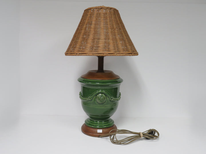 Green Urn Table Lamp