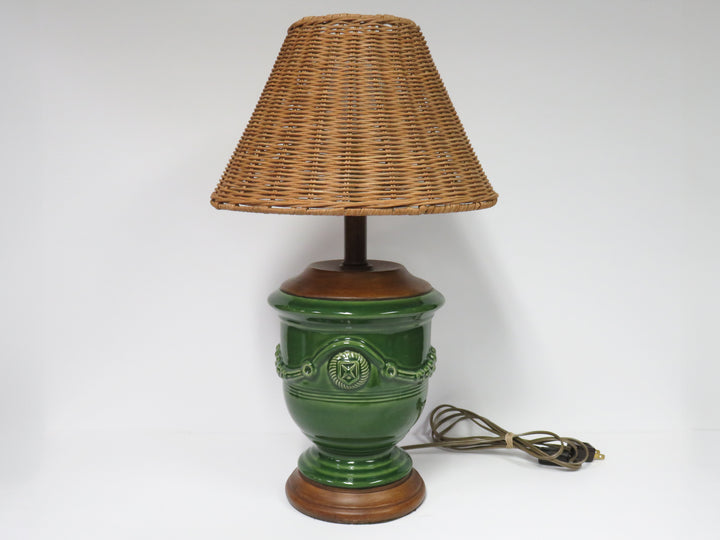 Green Urn Table Lamp