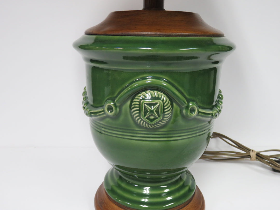 Green Urn Table Lamp