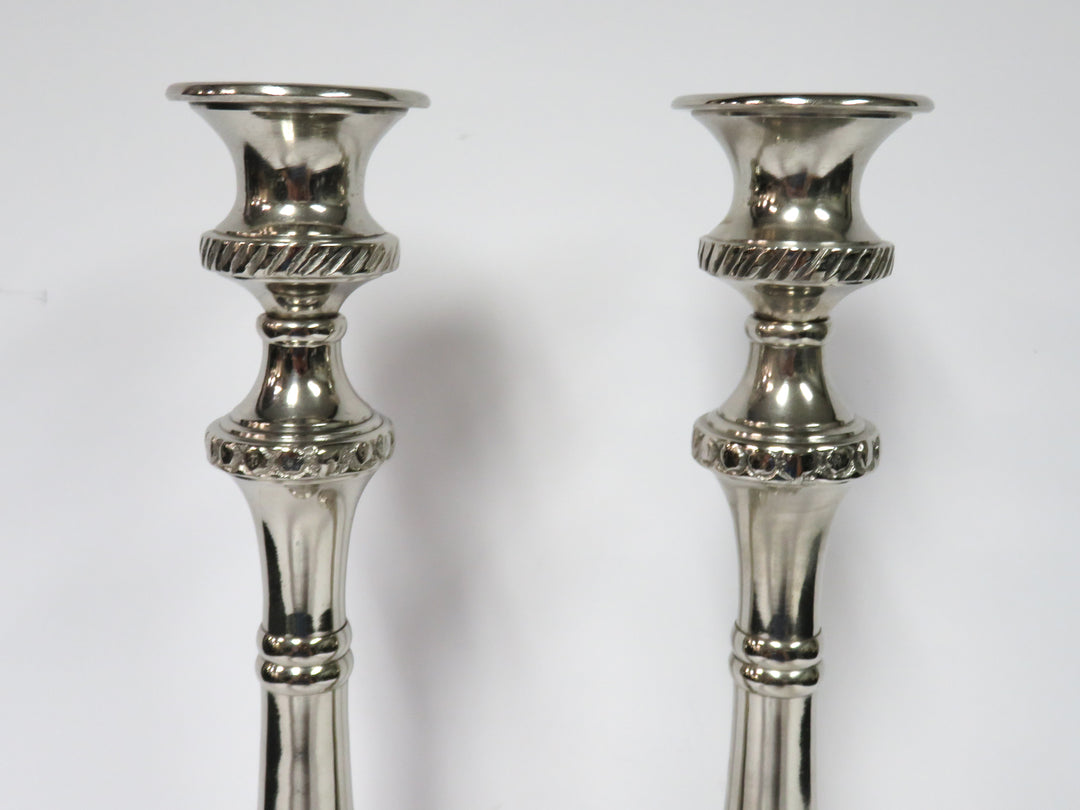 Tall Embossed Candlesticks