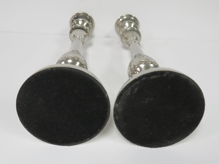 Tall Embossed Candlesticks