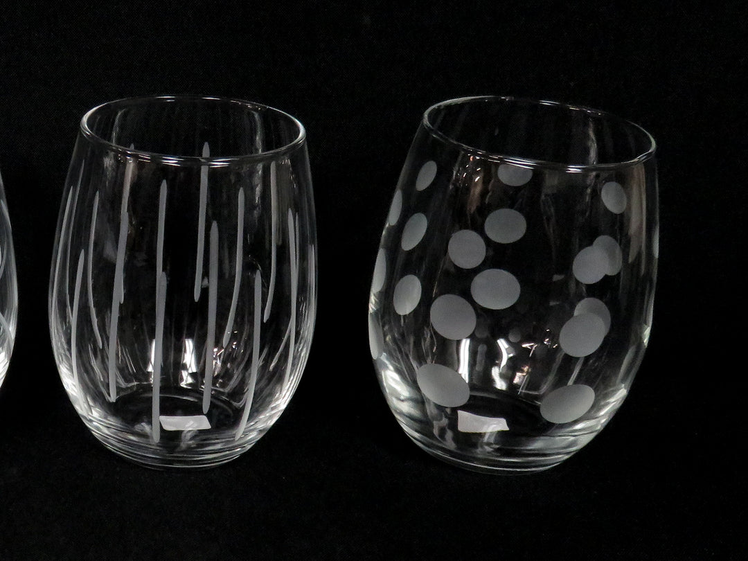 Mikasa Stemless Wine Glasses