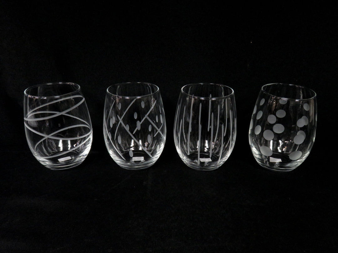 Mikasa Stemless Wine Glasses