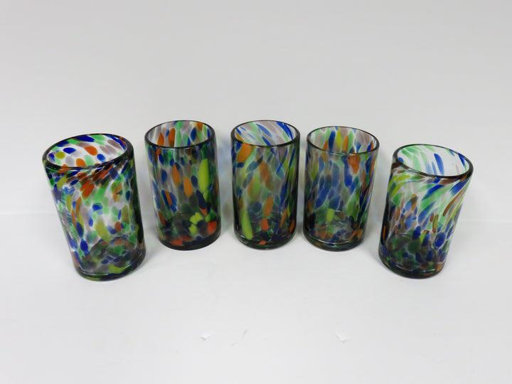 Art Glass Confetti Glasses