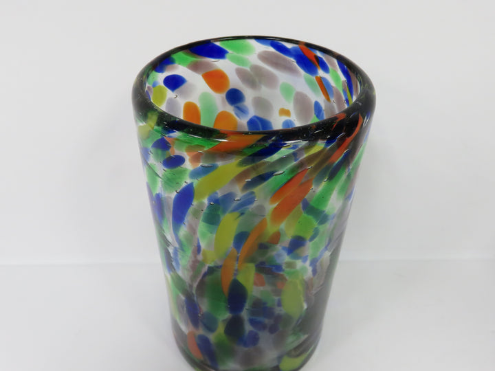 Art Glass Confetti Glasses